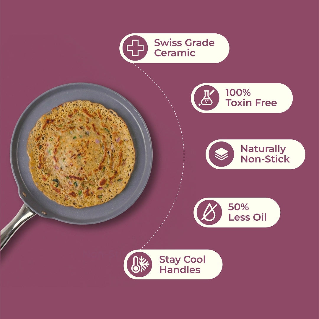 Ceramic Dosa Tawa (28cm)