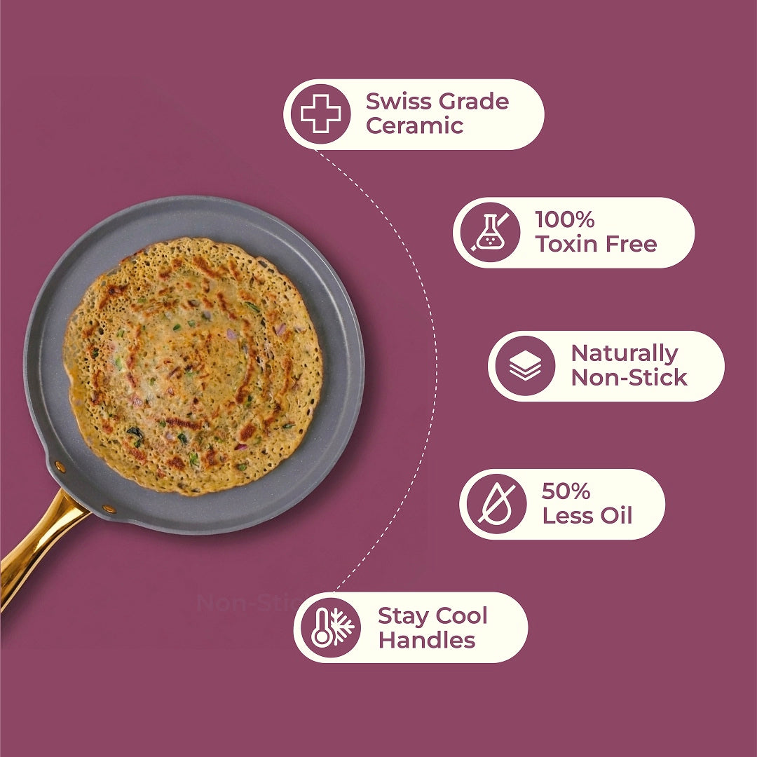 Ceramic Dosa Tawa (28cm)
