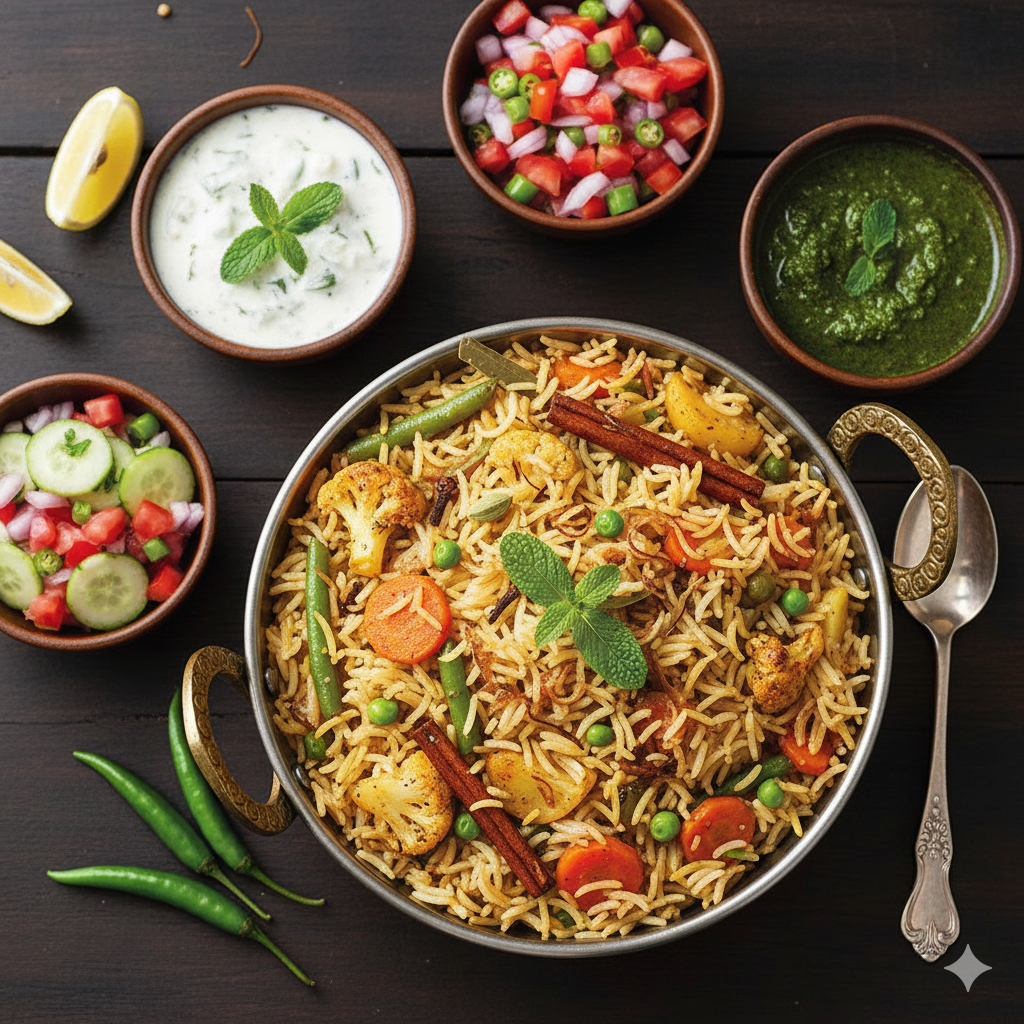 Mint and other Interesting Ingredients for Pulao