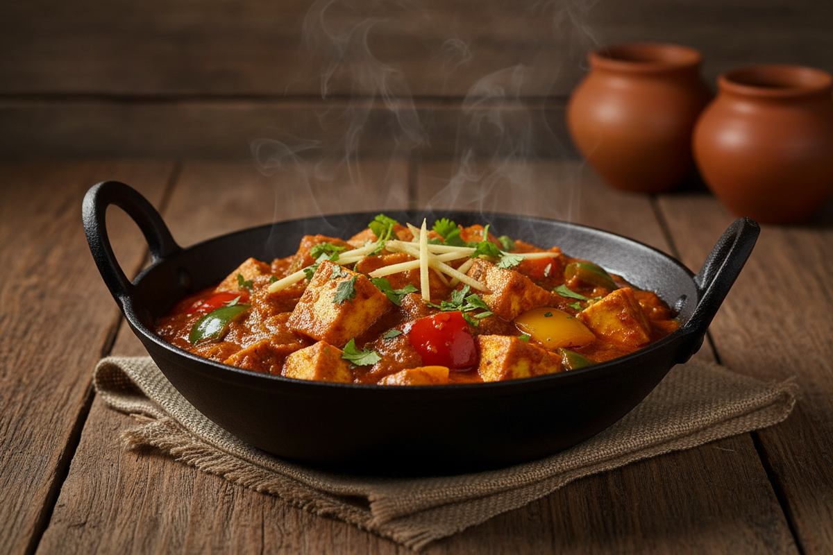 Kadai Paneer Recipe: Restaurant-Style, Less Oil
