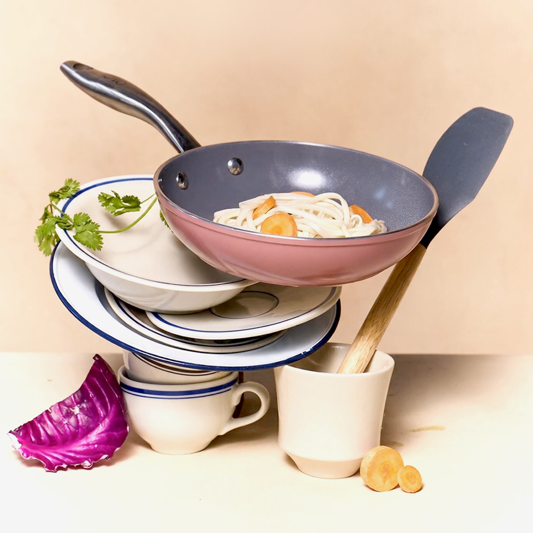 Ceramic Frying Pan (Kintsugi | 24 cm)