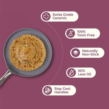 Ceramic Dosa Tawa (28cm)