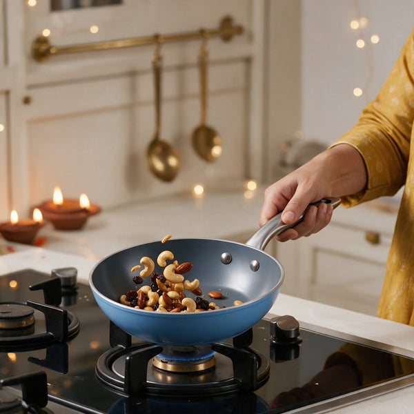 Ceramic Mini Frying Pan  (20cm), another view