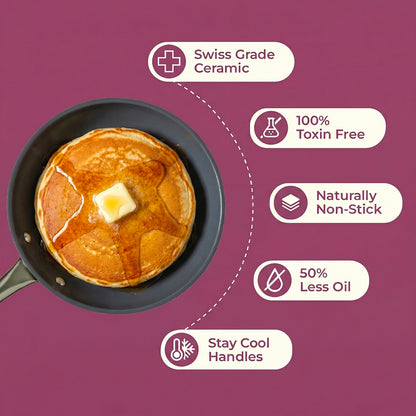 Ceramic Mini Frying Pan  (20cm)