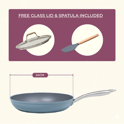 Ceramic Frying Pan  (24cm)