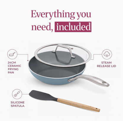 Ceramic Frying Pan  (24cm)
