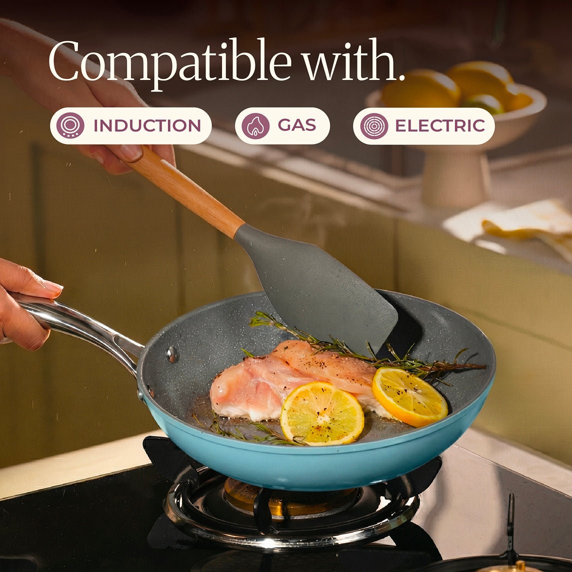 Ceramic Frying Pan  (24cm)