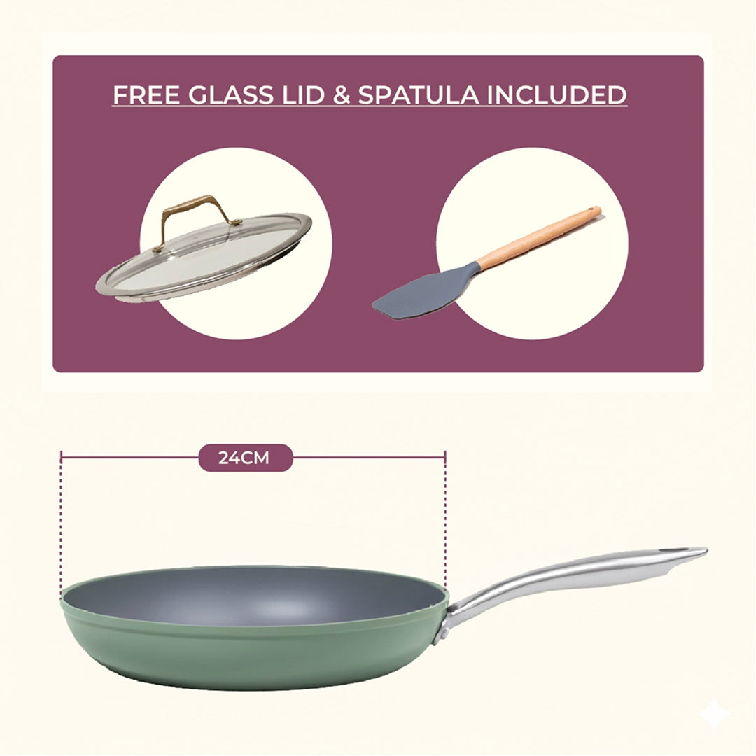 Ceramic Frying Pan  (24cm)