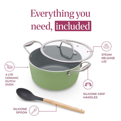 Ceramic Dutch Oven  (4 L)