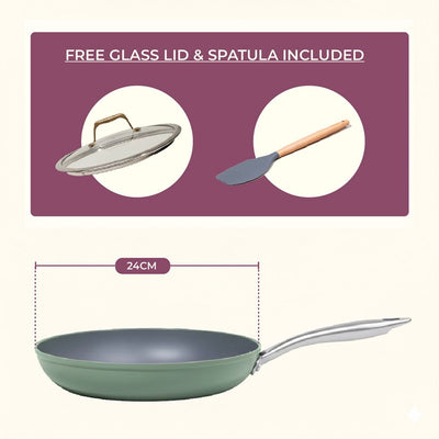 Ceramic Frying Pan  (24cm)