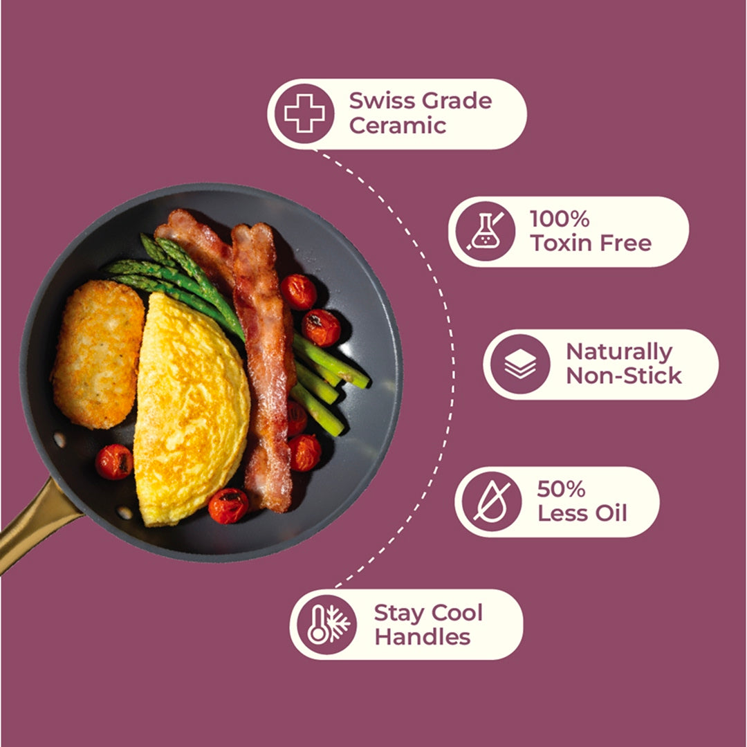 Ceramic Frying Pan  (24cm)