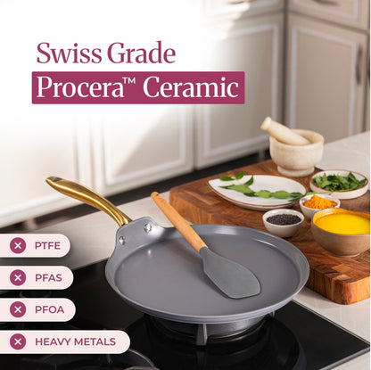 Ceramic Dosa Tawa (28cm)