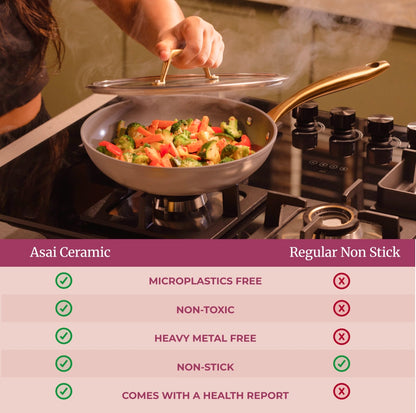 Ceramic Frying Pan  (24cm)