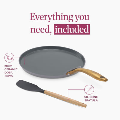 Ceramic Dosa Tawa (28cm)