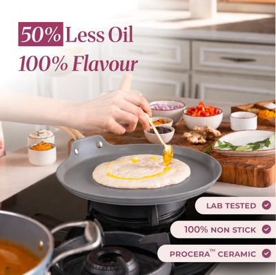 Ceramic Dosa Tawa (28cm)