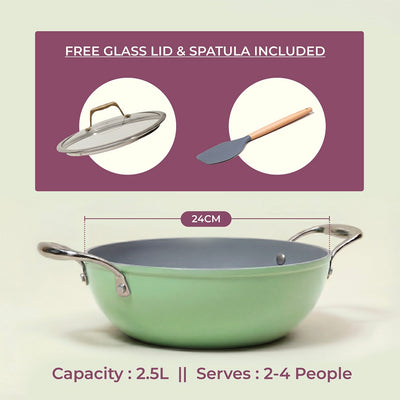 Ceramic Kadai (2.5 L)