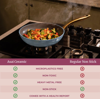 Ceramic Frying Pan 24cm (Without Lid)